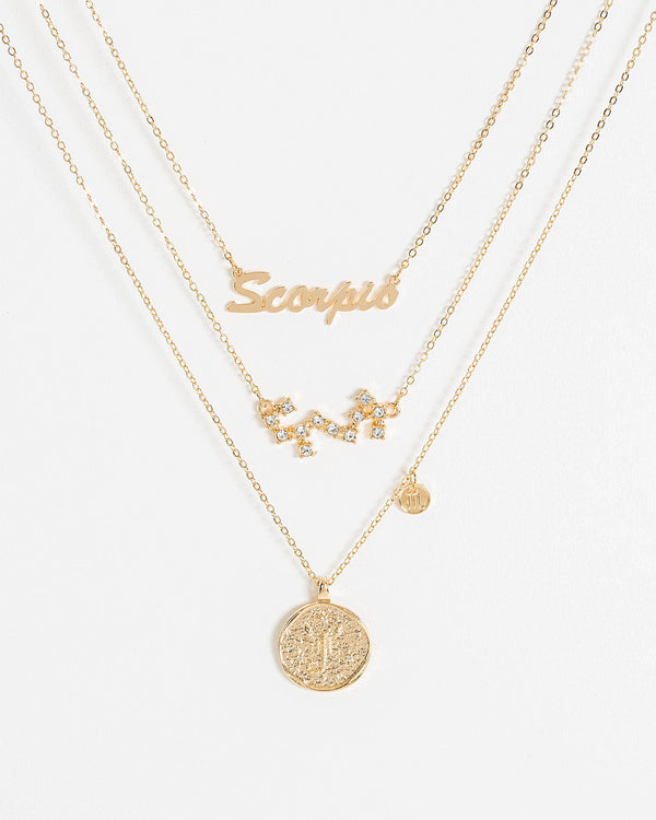 Colette by Colette Hayman Gold Scorpio Zodiac Necklace
