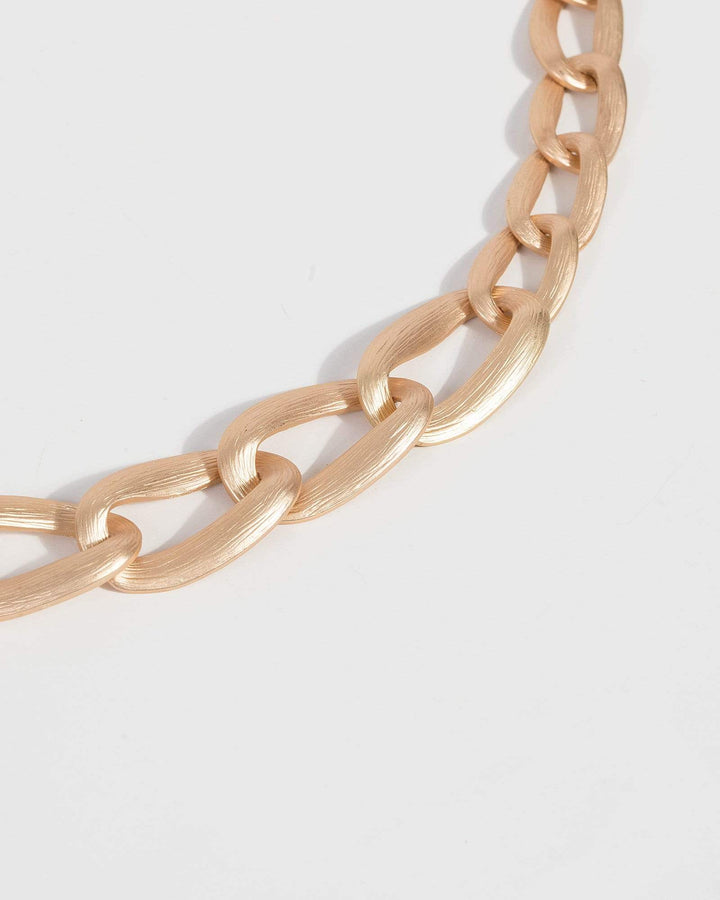 Gold Short Chain Necklace | Necklaces