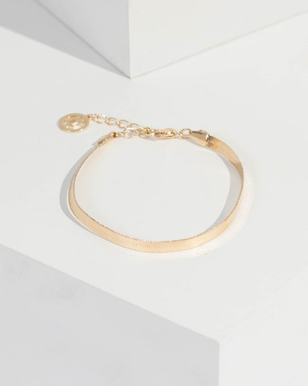 Gold Snake Chain Bracelet Bracelet | Wristwear