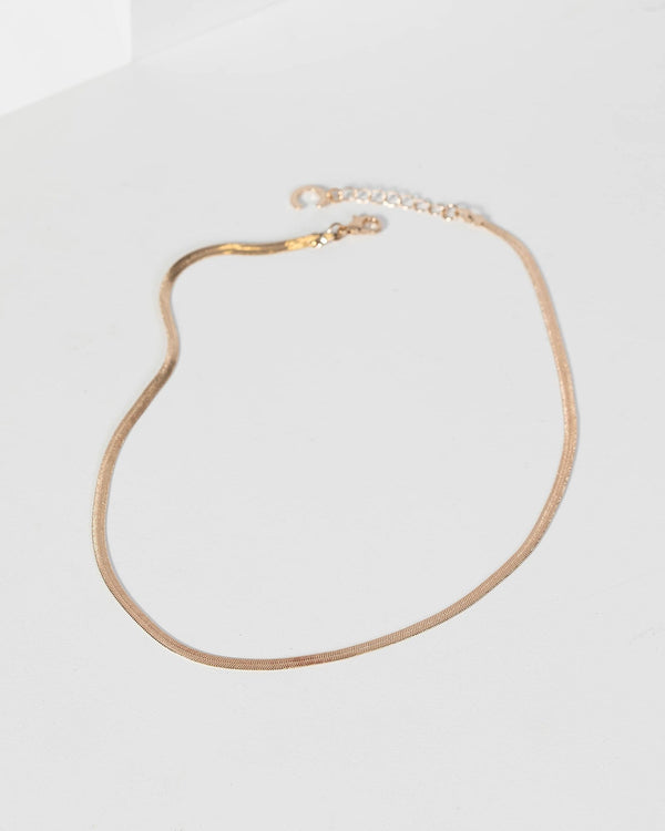 Gold Snake Chain Necklace | Necklaces