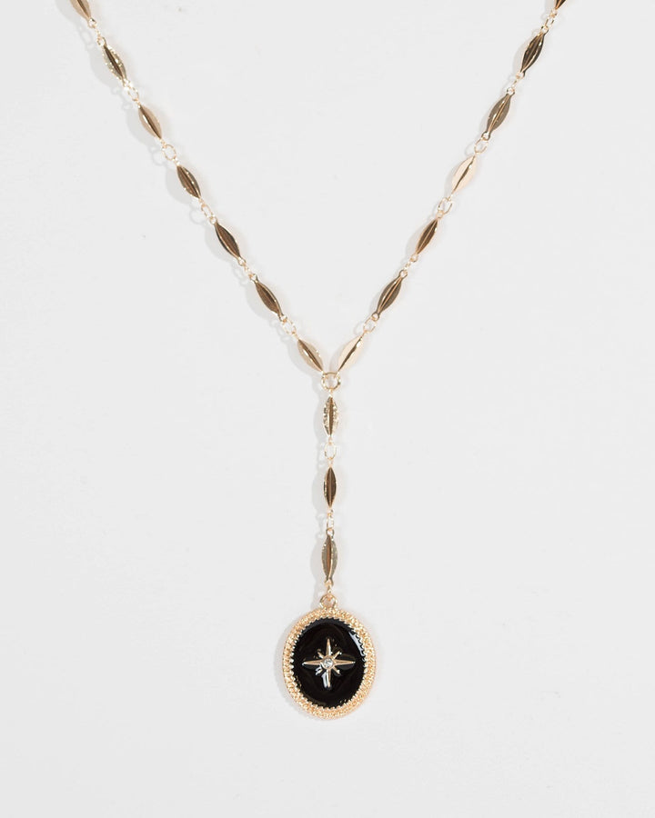 Gold Star Pendant Lariat Necklace | Necklaces