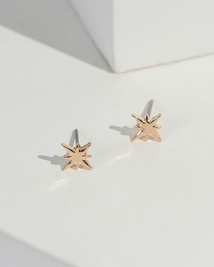 Gold Starlight Metal Stud Earrings | Earrings
