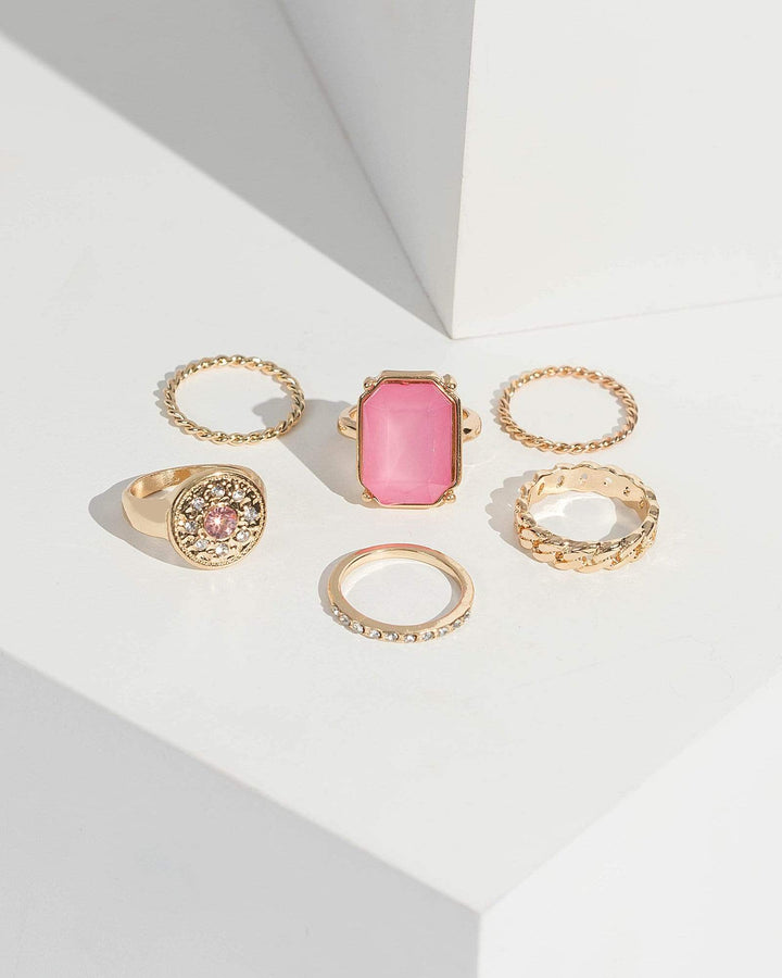 Gold Statement Ring Pack | Rings