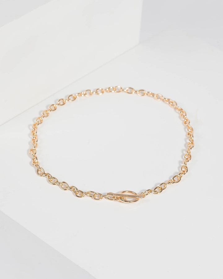 Gold Toggle Medium Chain Necklace | Necklaces