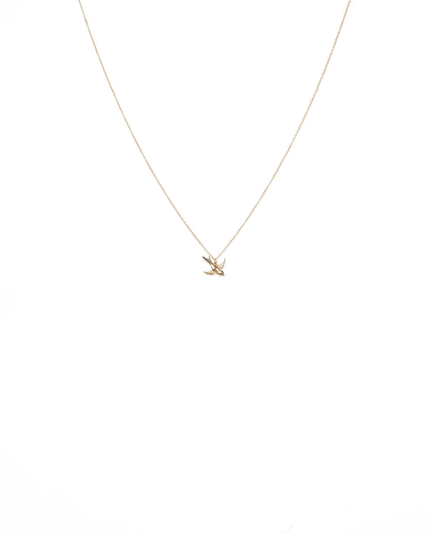 Colette by Colette Hayman Gold Tone Bird Pendant Necklace