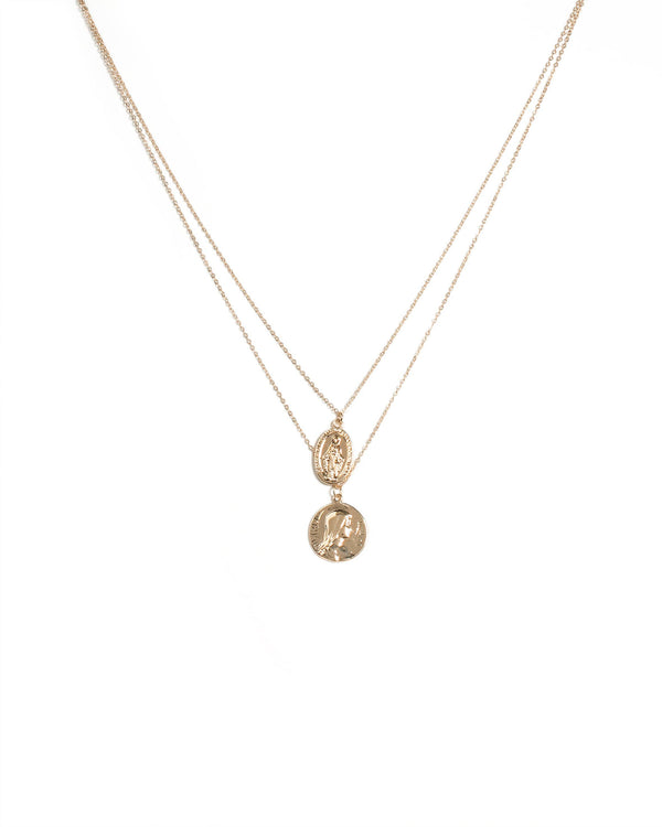 Colette by Colette Hayman Gold Tone Pendant Chain Necklace Set