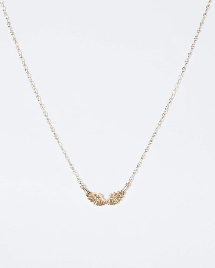 Gold Wings Fine Chain Necklace | Necklaces