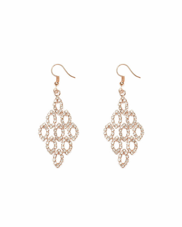 Gradual Diamante Drop Earrings | Earrings