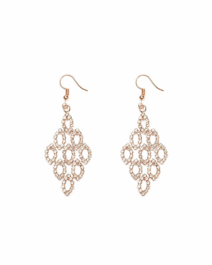 Gradual Diamante Drop Earrings | Earrings
