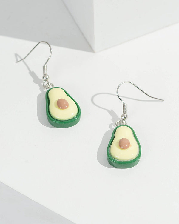 Green Acocado Drop Earrings | Earrings