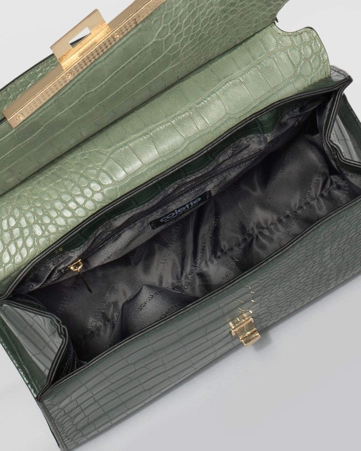 Colette by Colette Hayman Green Alexis Top Handle Bag