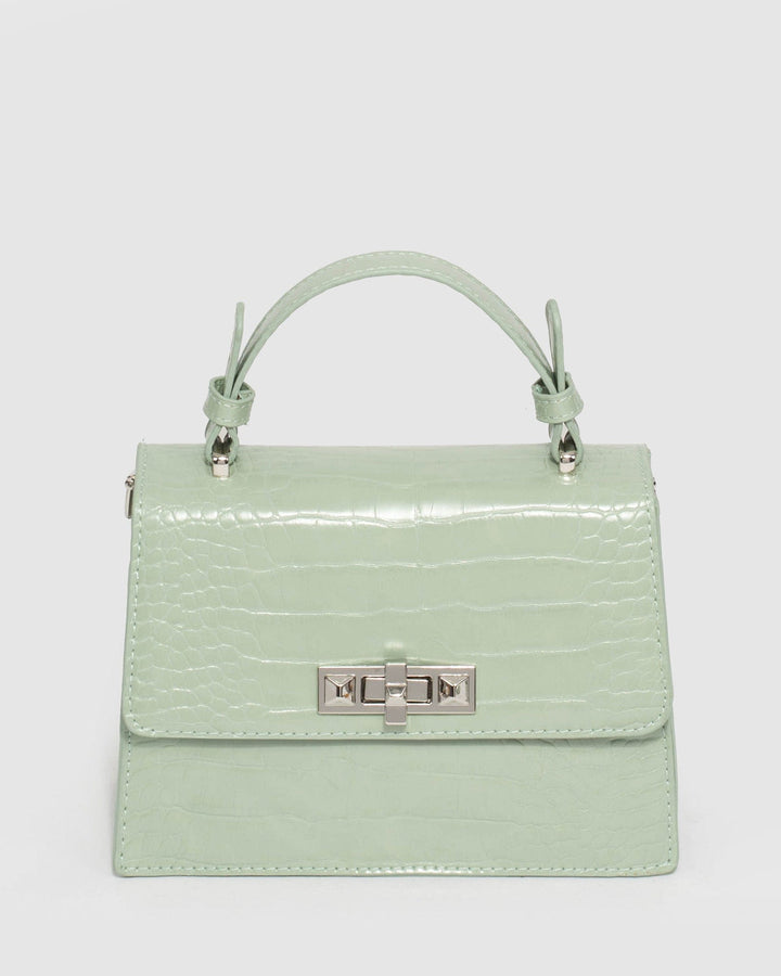 Green Angelika Top Handle Bag | Mini Bags