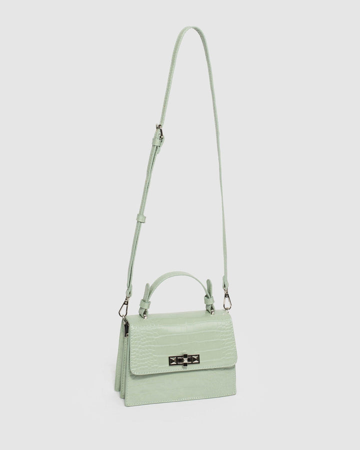 Green Angelika Top Handle Bag | Mini Bags