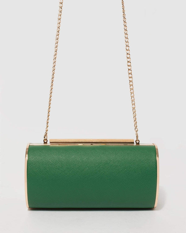 Green Blair Clutch Bag | Clutch Bags