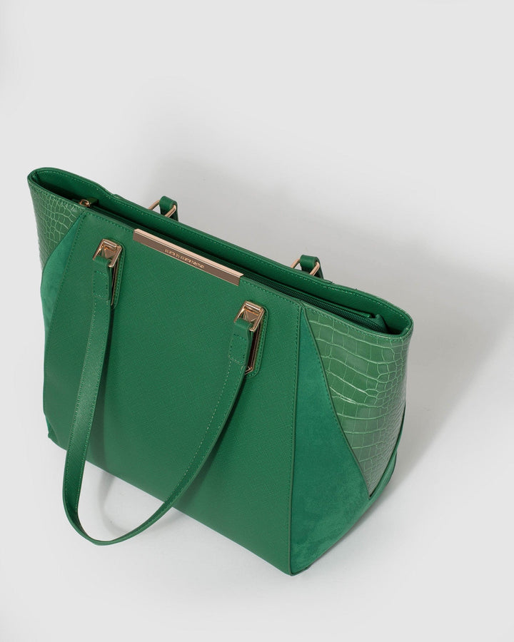 Colette by Colette Hayman Green Domi Hardware Tote Bag