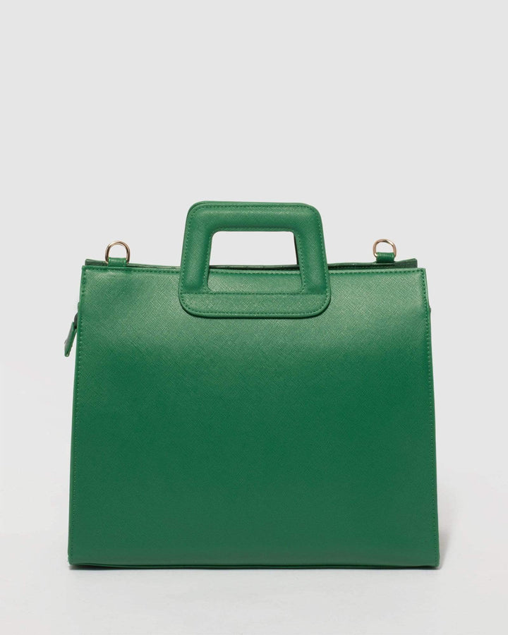 Green Harlow Panel Tote Bag | Tote Bags