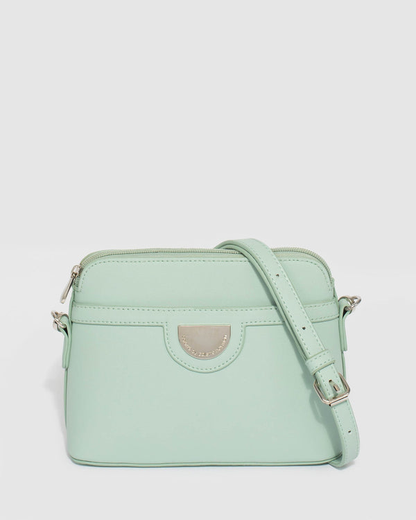 Colette by Colette Hayman Green Karen Plate Crossbody Bag