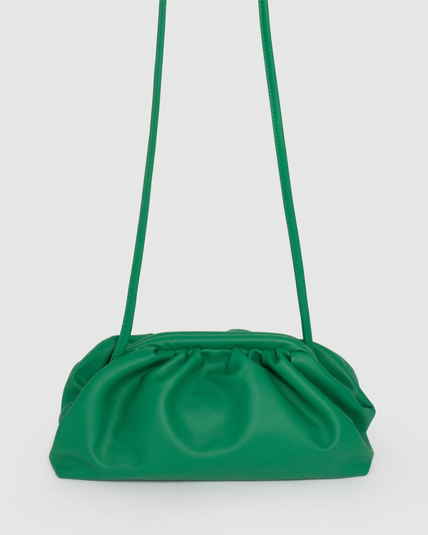 Green Large Rosie Pouch Clutch Bag | Clutch Bags