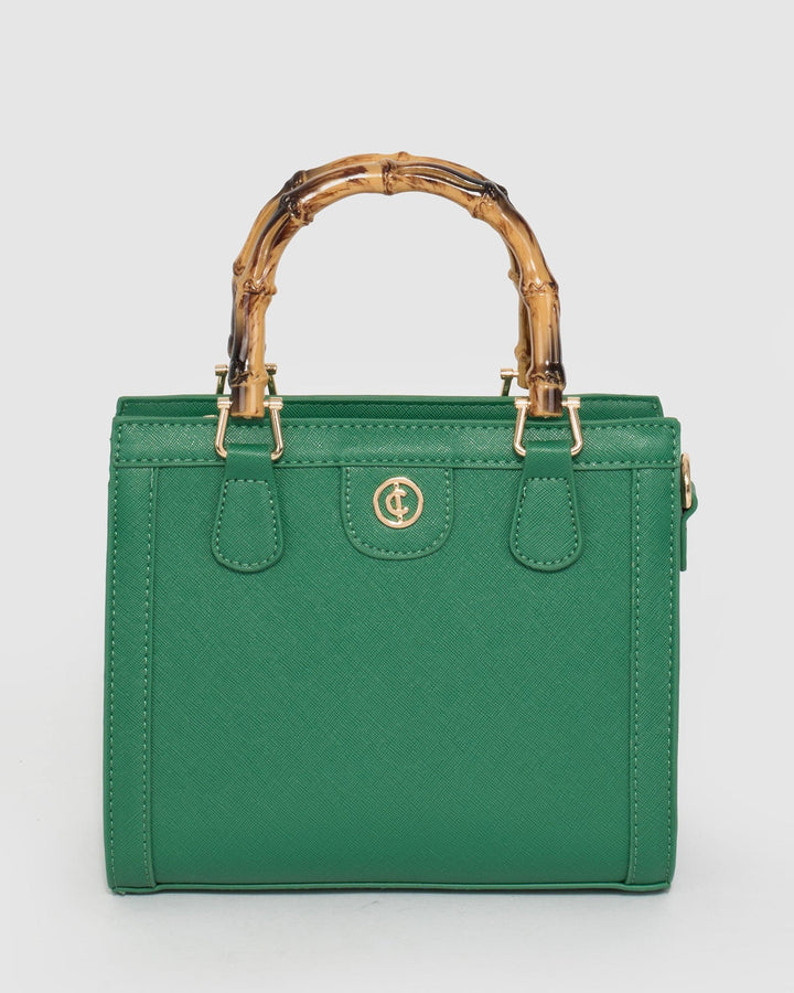 Green Louella Stitch Tote Bag | Mini Bags