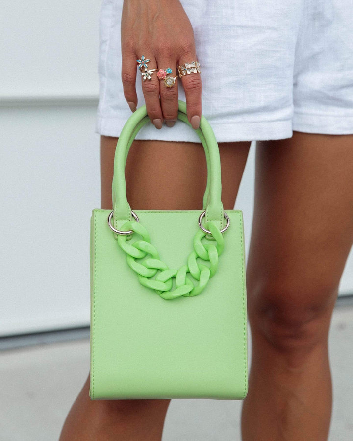 Colette by Colette Hayman Green Octavia Chain Tote Bag