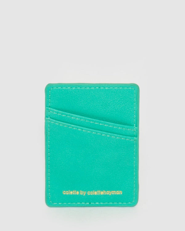 Green Phone Card Holder | Accessories