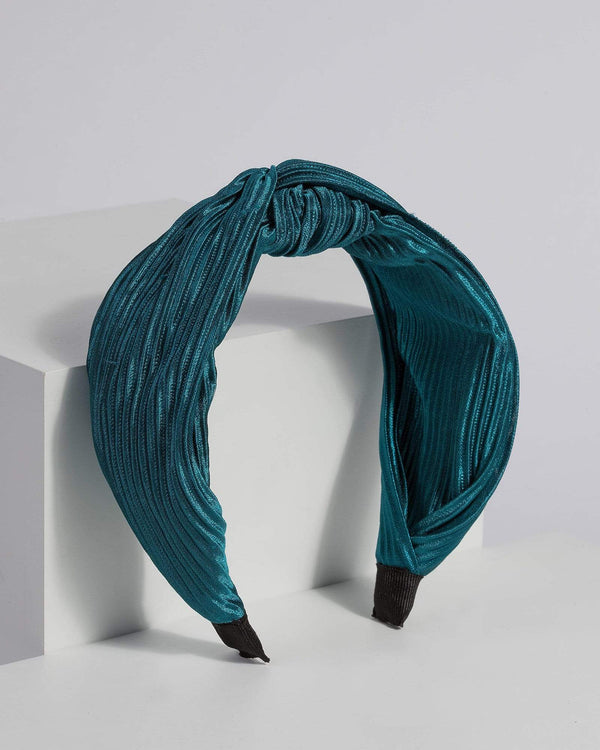 Green Ribbed Fabric Headband | Hair Accessories