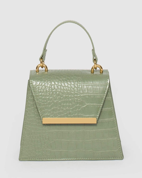 Colette by Colette Hayman Green Savannah Top Handle Bag