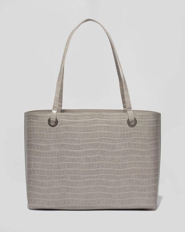 Grey Anya Tote Bag | Tote Bags
