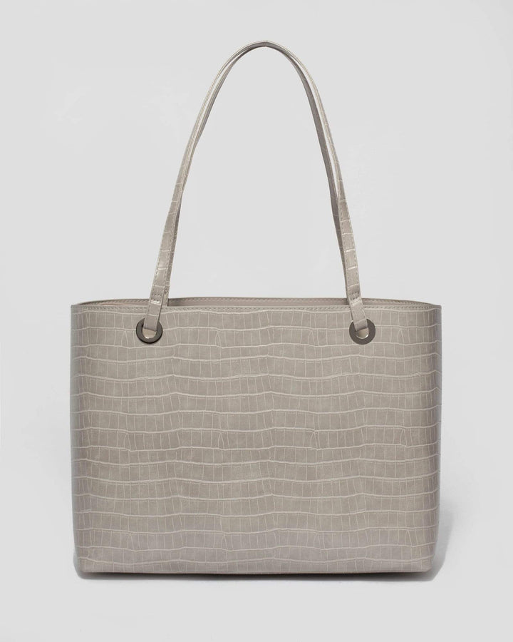 Grey Anya Tote Bag | Tote Bags