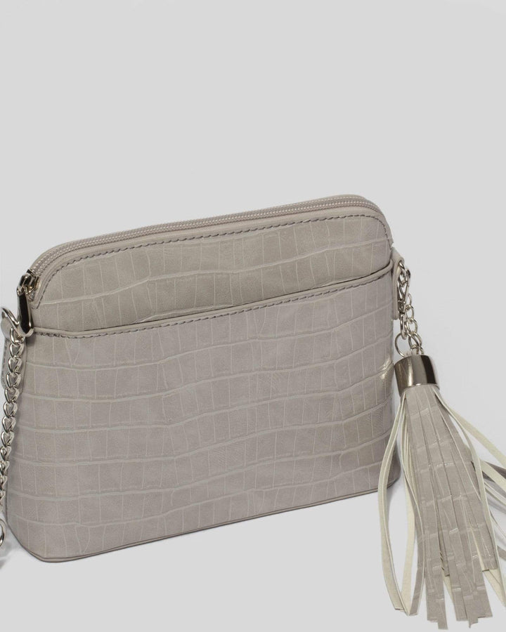 Grey Karen Crossbody Bag | Crossbody Bags