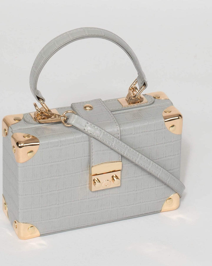 Colette by Colette Hayman Grey Kendall Trunk Bag