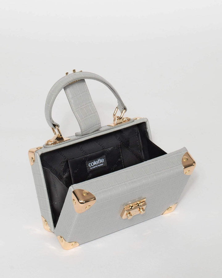 Colette by Colette Hayman Grey Kendall Trunk Bag
