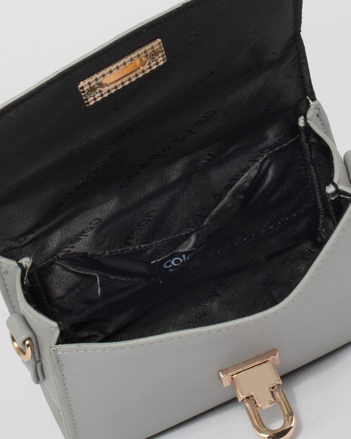 Grey Kiki Lock Mini Bag | Mini Bags