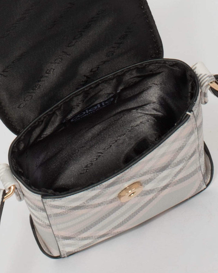 Grey Mobile Crossbody Bag | Crossbody Bags