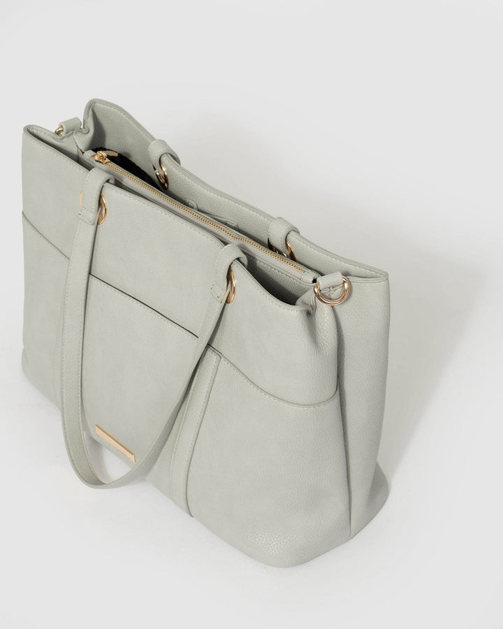 Colette by Colette Hayman Grey Shanice Large Tote Bag