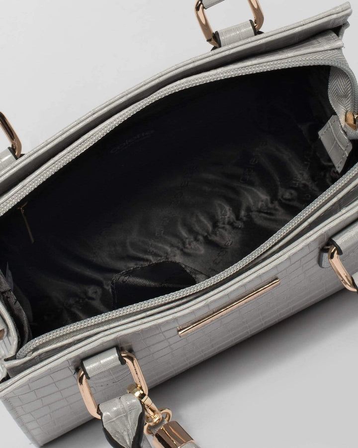 Grey Sia Tassel Mini Bag | Mini Bags