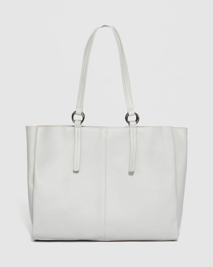 Grey Stacey Ring Tote Bag | Tote Bags