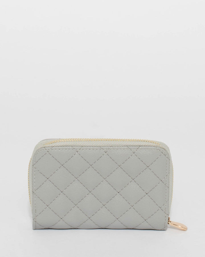 Grey Tiana Quilt Wallet | Wallets