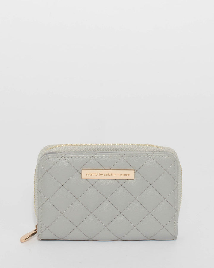 Grey Tiana Quilt Wallet | Wallets