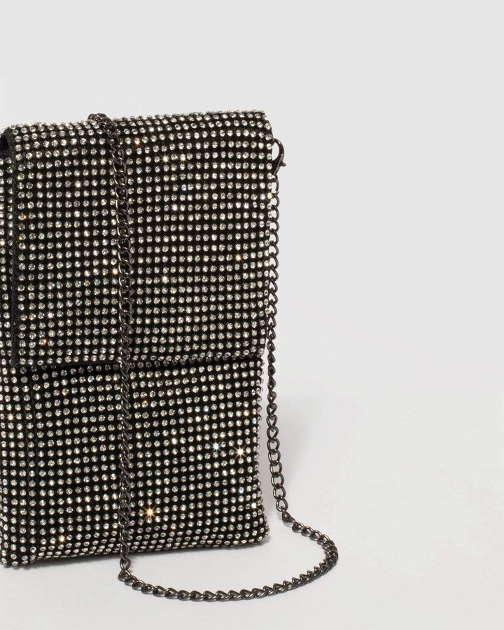 Gunmetal Giselle Mini Slip Bag | Mini Bags