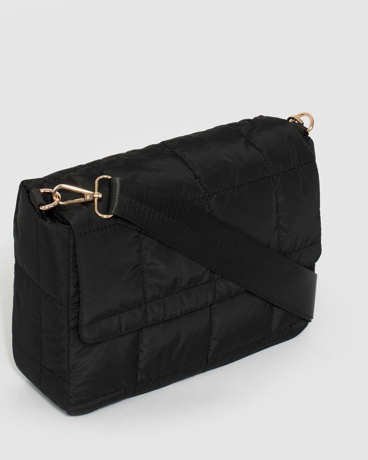 Colette by Colette Hayman Halia Quilt 2.0 Black Crossbody Bag