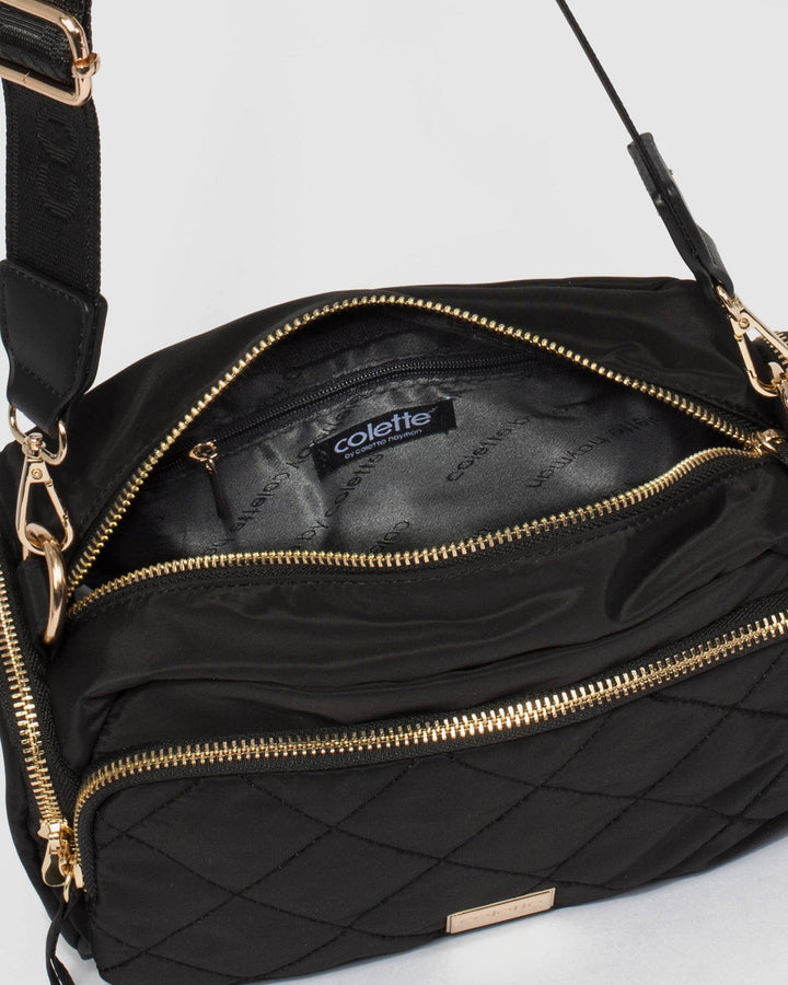 Colette by Colette Hayman Harper Nylon Black Crossbody Bag