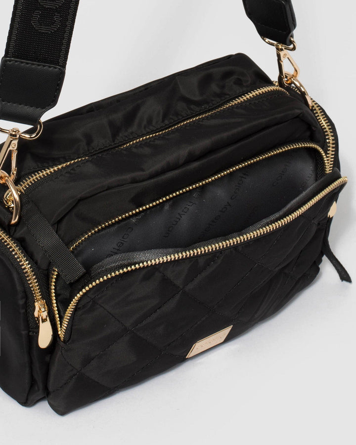 Colette by Colette Hayman Harper Nylon Black Crossbody Bag