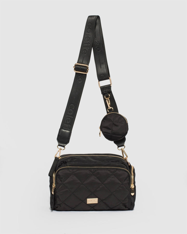 Colette by Colette Hayman Harper Nylon Black Crossbody Bag