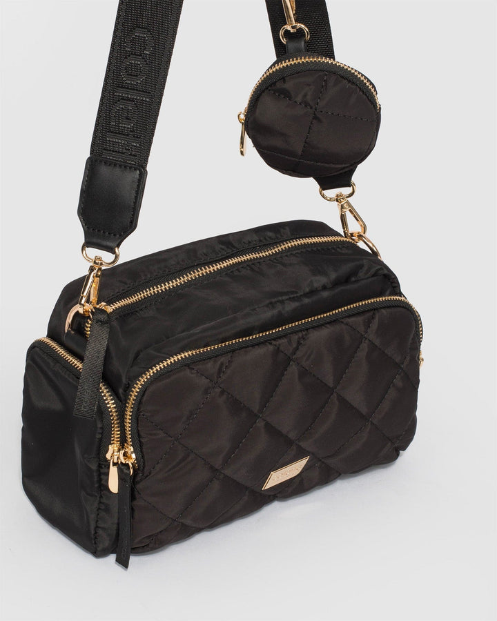 Colette by Colette Hayman Harper Nylon Black Crossbody Bag