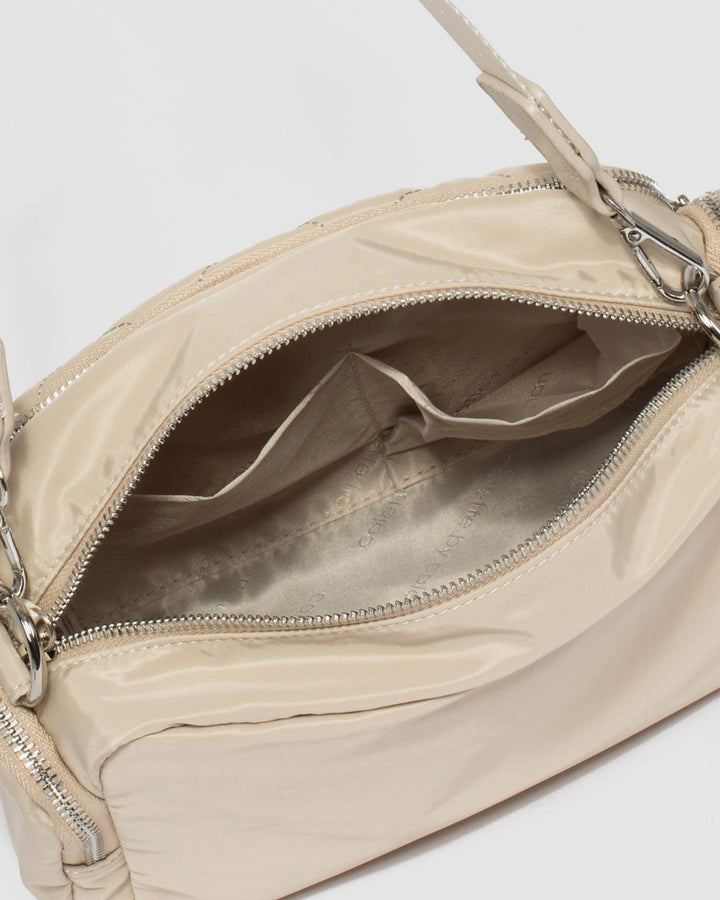 Colette by Colette Hayman Harper Nylon Ivory Crossbody Bag