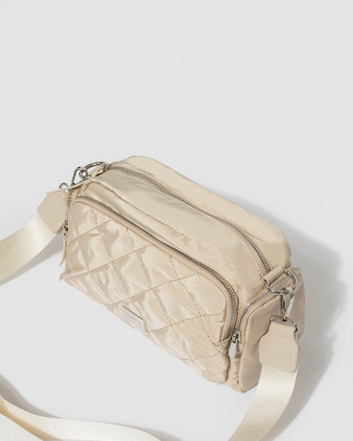 Colette by Colette Hayman Harper Nylon Ivory Crossbody Bag