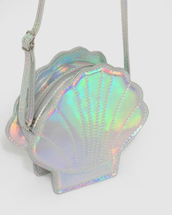 Colette by Colette Hayman Holographic Kids Shell Crossbody Bag