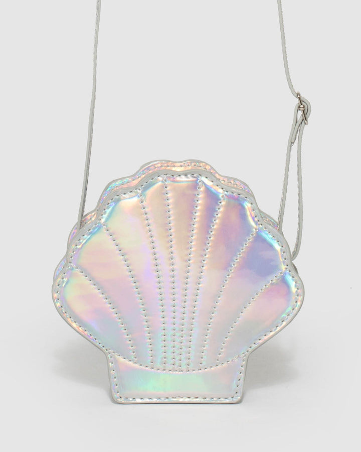 Colette by Colette Hayman Holographic Kids Shell Crossbody Bag
