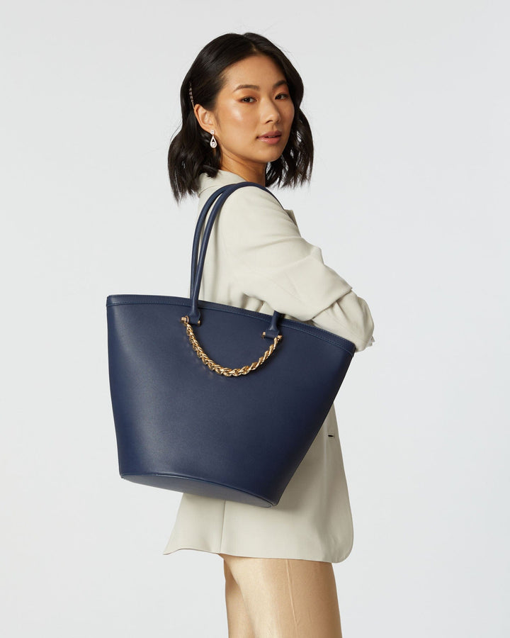 Colette by Colette Hayman Hong Chain Navy Tote Bag